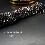 کریستال سایز ۲ ذوزنقه نقره ای متالیک کد ۴۳۴