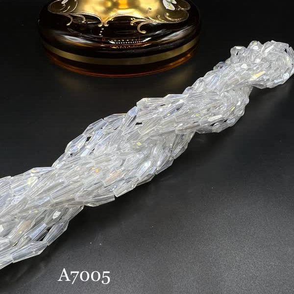 کریستال گندمی ۷*۱۵ شیشه ای a7005