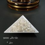 ملیله awayi سایز ۶ باگت مثلثی نقره ای ۹۰۰۰