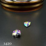 نگین مثلث برمودا ۱۲*۱۲ شیشه هفت رنگ ۱۴۲۰