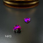 نگین مثلث برمودا ۱۲*۱۲ سرخابی هفت رنگ ۱۴۲۳