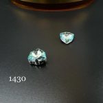 نگین مثلث برمودا ۱۲*۱۲ سبز ابی روشن هفت رنگ ۱۴۳۰