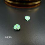 نگین مثلث برمودا ۱۲*۱۲ اوپال سبز پاستیلی ۱۴۳۴