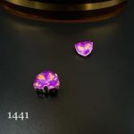 نگین مثلث برمودا ۱۲*۱۲ اوپال صورتی جیغ ۱۴۴۱