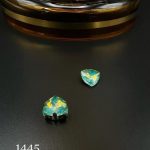 نگین مثلث برمودا ۱۲*۱۲ اوپال سبز ۱۴۴۵