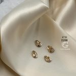 نگین دوختنی کریستال اشک طلایی