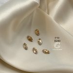 نگین دوختنی کریستال مارکیز طلایی - Image 2
