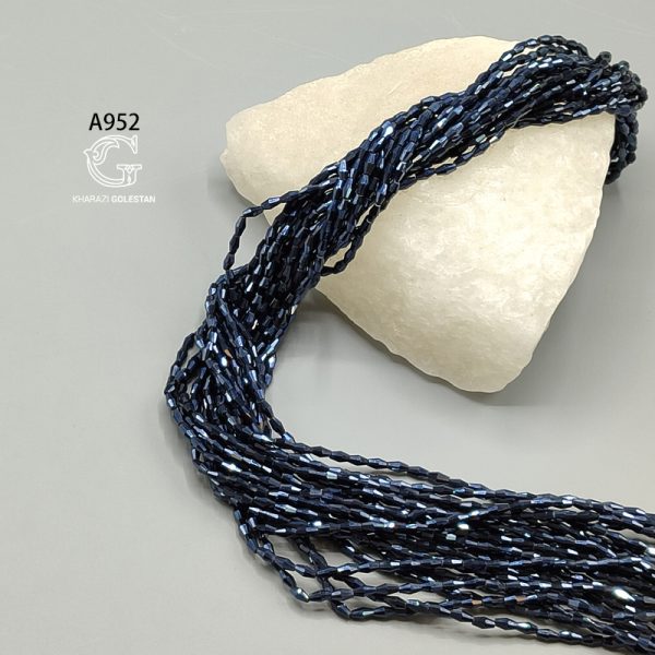 کریستال گندمی متالیک سایز 6*3
