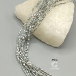 کریستال گندمی دورنگ متالیک سایز 6*3 - Image 3