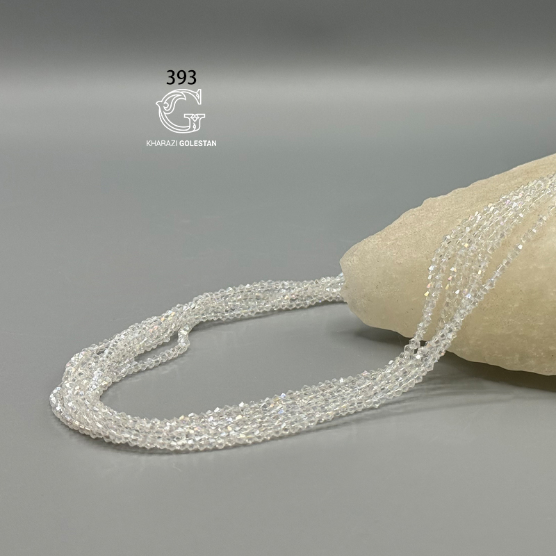 393 کریستال ذوزنقه هفت رنگ سایز 2 - Image 1